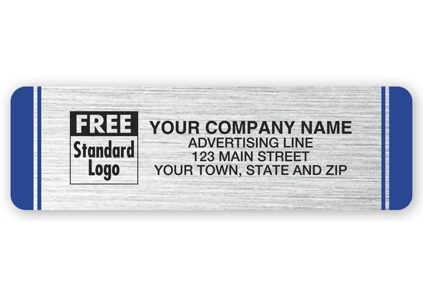 Product image for Weather-Resistant Labels, Brushed Poly, Silver - Item# WIL8S