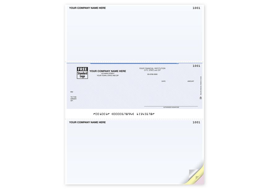 Product image for Laser Middle Checks, Compatible with Sage50, MAS and More - Item# ZLM108