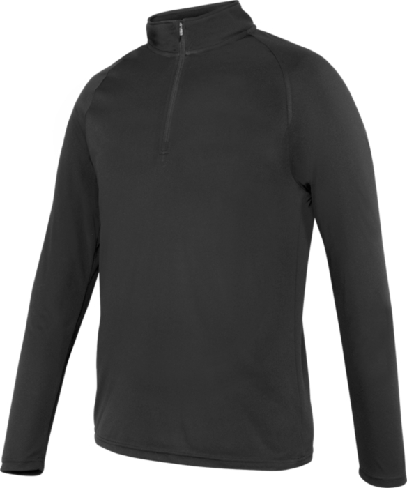 quarter zip pullover black