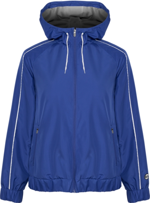 champion windbreaker womens red