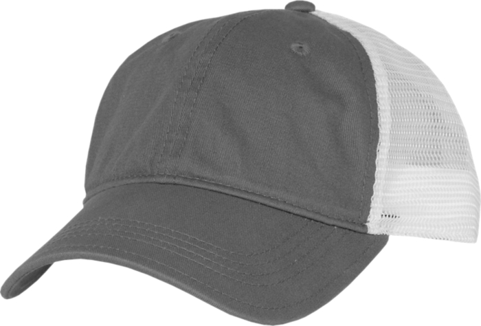 black and white trucker hat