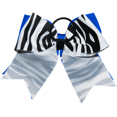 Black & White Zebra Bow