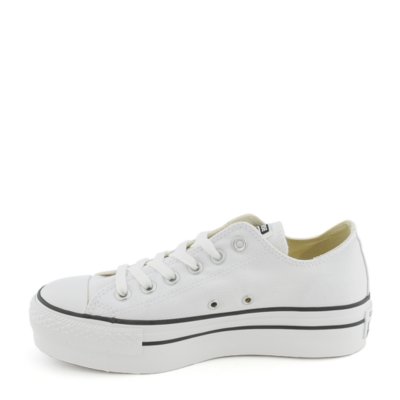 Converse Chuck Taylor Women's White Platform Casual Lace-Up Sneaker ...