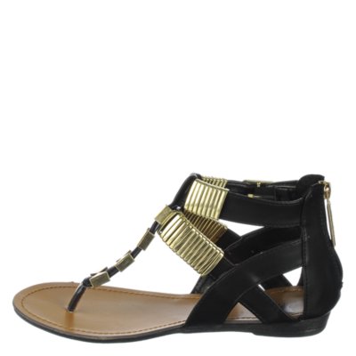 Shiekh Lory-103 Women's Black Thing Sandal | Shiekh Shoes