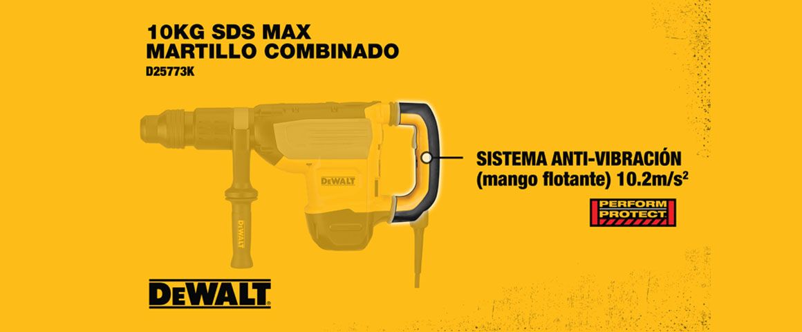 Martillo Combinado SDS MAX DEWALT D25773K 