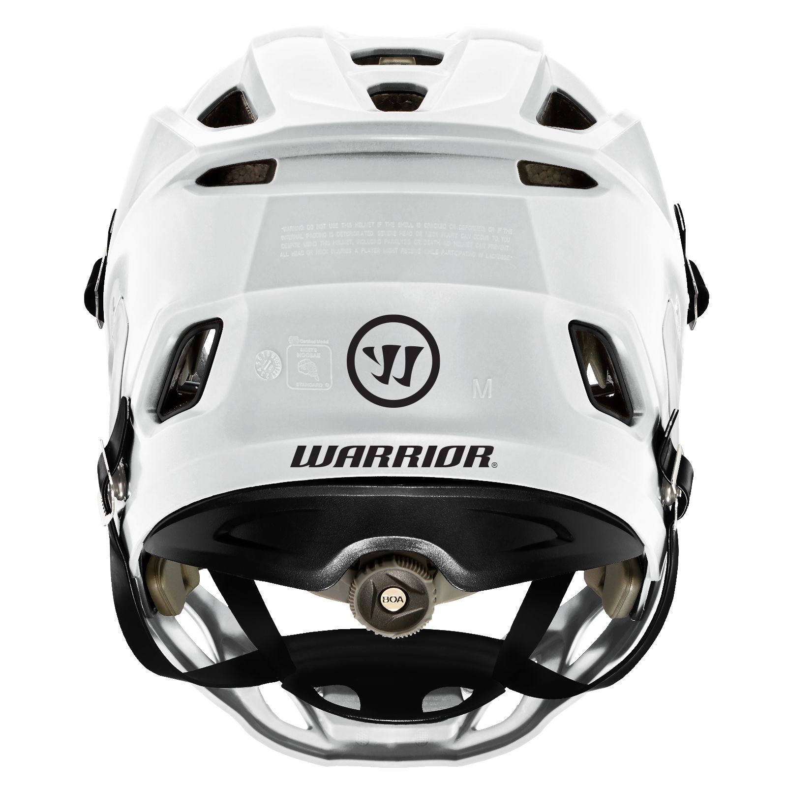 NWT Warrior Custom Evo Tier 2 Matte White Lacrosse Helmet S/M 