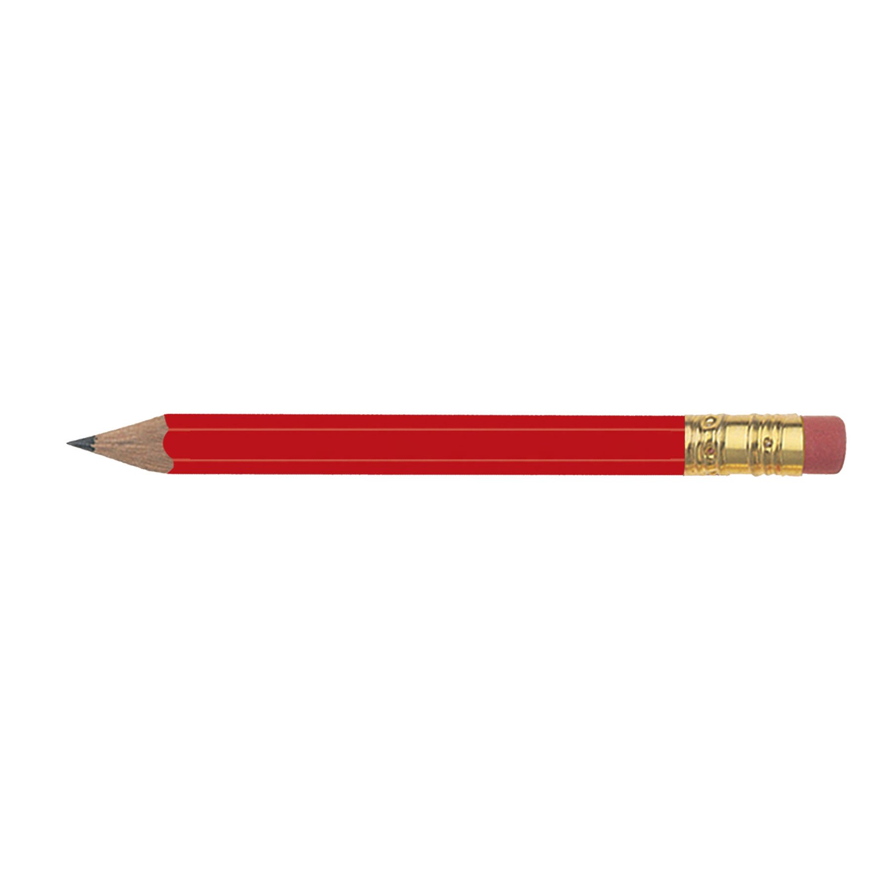 Golf Pencil (Hex with eraser)-GoldstarNorthAmerica