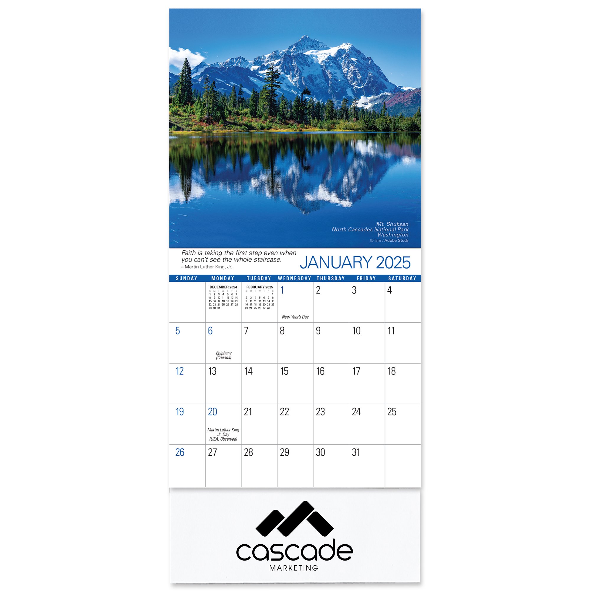 2025 Scenic Mini Wall Calendar-GoldstarNorthAmerica