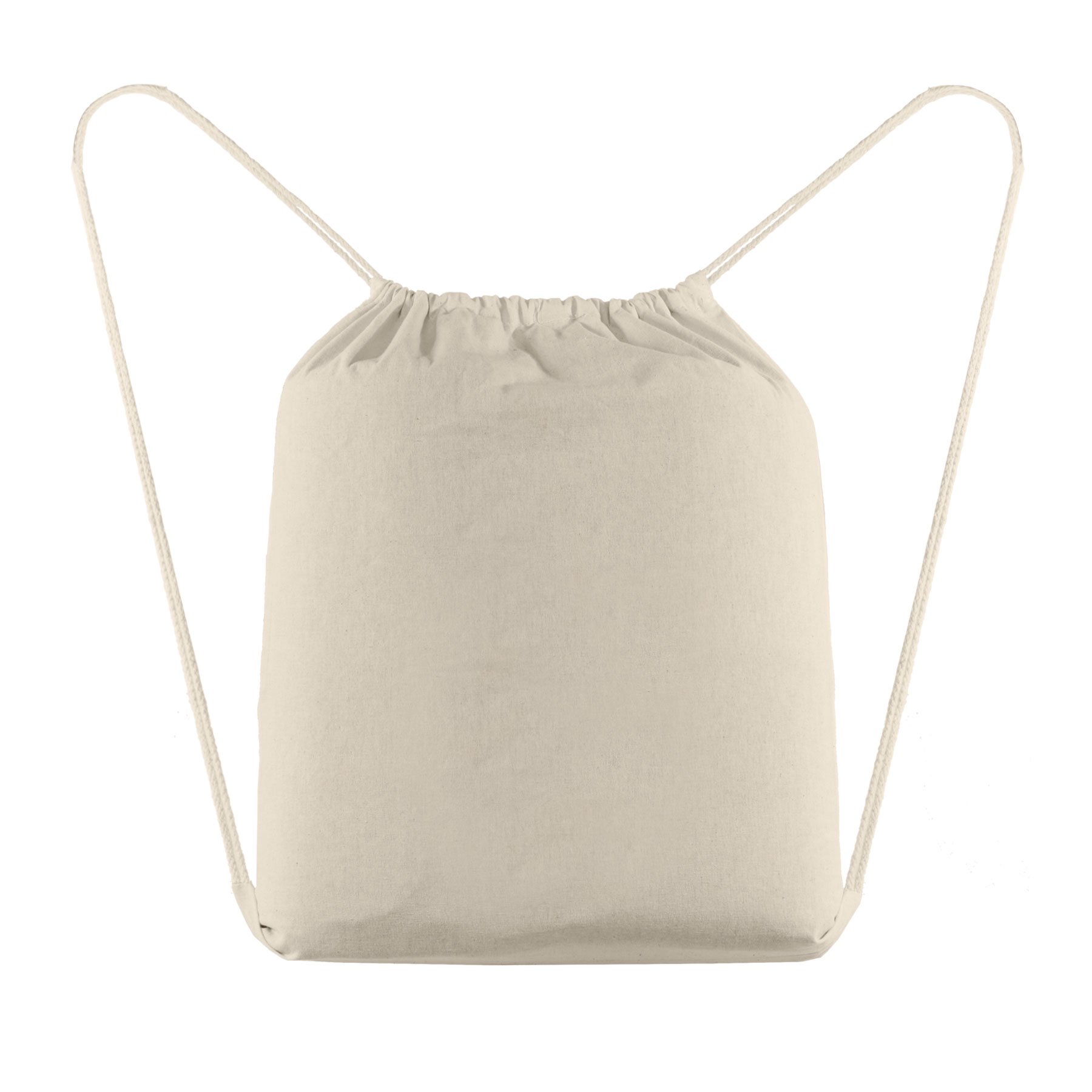 Java - 5 oz. Cotton Drawstring Backpack-GoldstarNorthAmerica